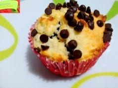 Muffin al cocco e cioccolato senza glutine e lievito