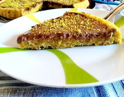 Crostata morbida al pistacchio senza glutine