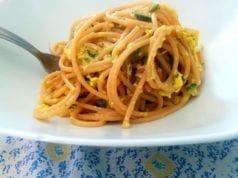 Pasta alla carbonara di zucchine