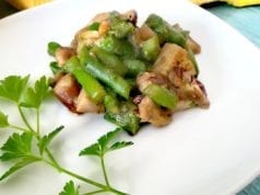 Asparagi e funghi porcini in padella