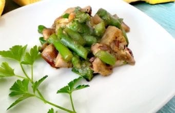 Asparagi e funghi porcini in padella