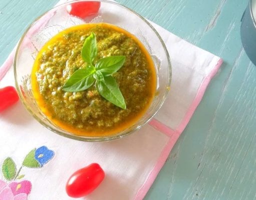 pesto di basilico e pomodoro Bimby