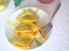 Crepes al pistacchio con nutella