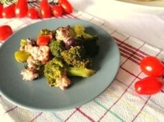 Broccoli con salsiccia in padella