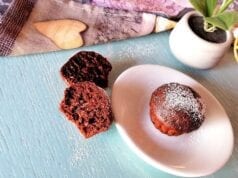 Muffin avena, miele e cacao