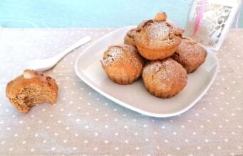 Muffin alle mandorle vegani e integrali