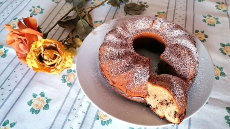 Ciambella allo yogurt variegata al cioccolato Bimby: senza ...