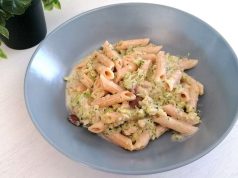 Pasta con broccoli, tonno e philadelphia